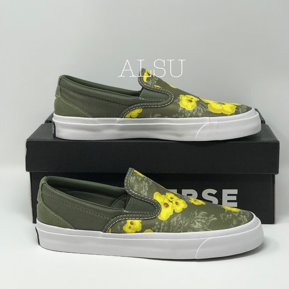 Converse One Star CC Slip On Field Yellow Green W - Picture 3 of 8